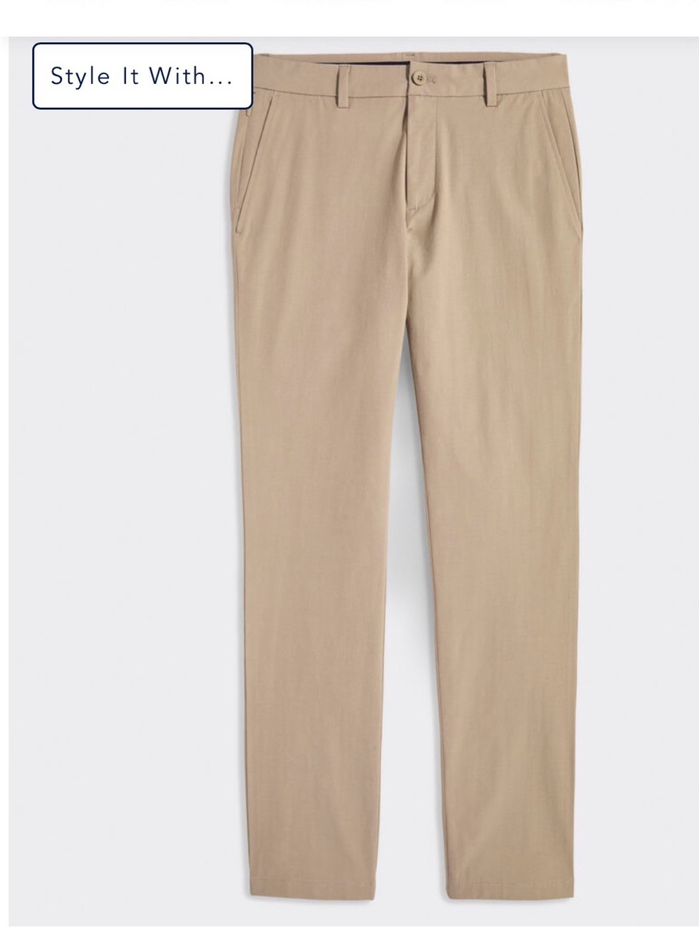 Vineyard Vines Men's Performance Chinos in Light Khaki